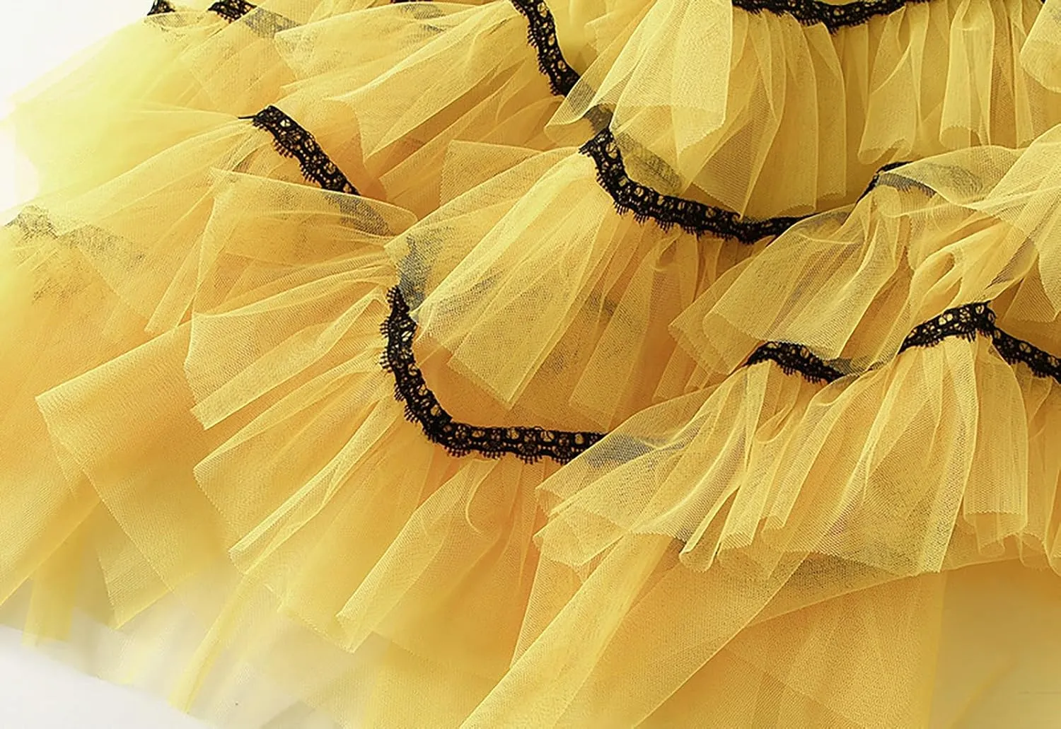Women's Tiered Layered Tulle Dance Long Maxi Skirt Elastic Waist Tutu Puffy Ruffle Cake A Line Maxi Skirt