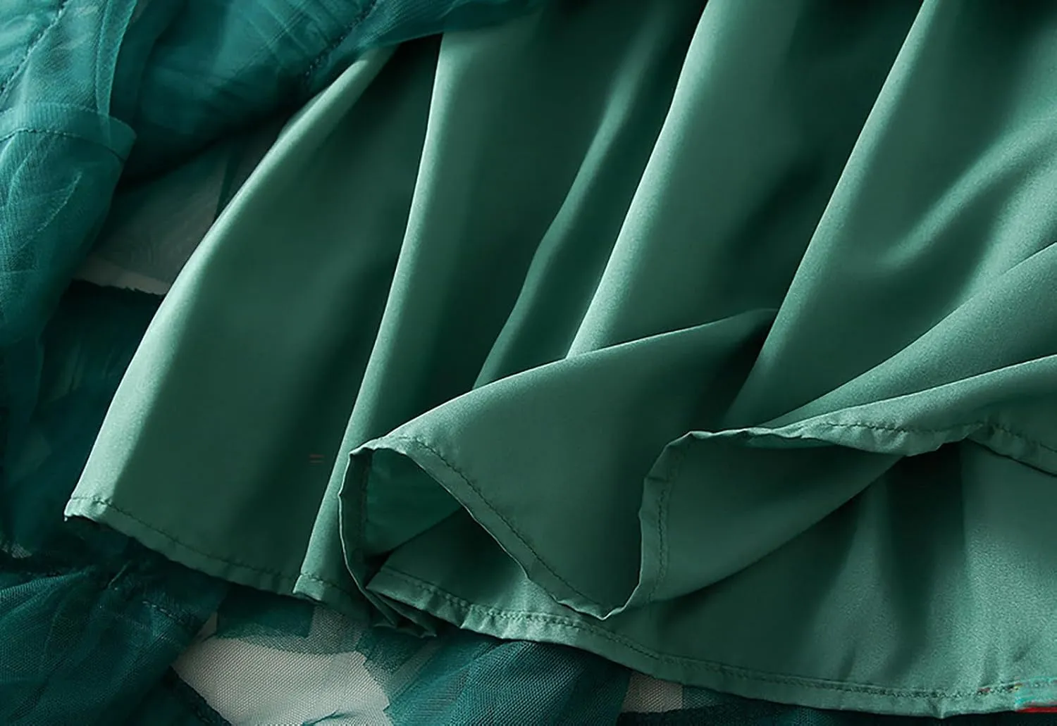 Women's Tiered Layered Tulle Dance Long Maxi Skirt Elastic Waist Tutu Puffy Ruffle Cake A Line Maxi Skirt