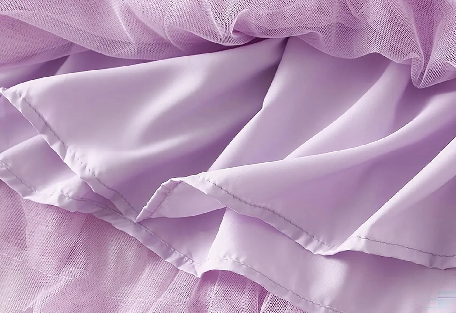 Women's Tulle Mesh Tiered Layered Midi Skirts Irregular Tutu Bubble Fairy Ruffle Long Skirt