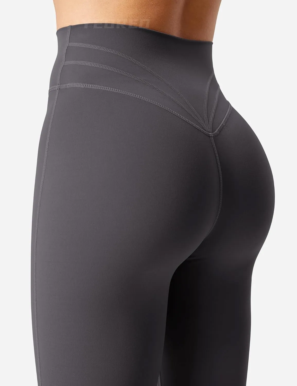 YEOREO Flare Leggings for Women Lynnie Bell Bottom Yoga Pants High Waisted Tummy Control Bootcut Workout Leggings