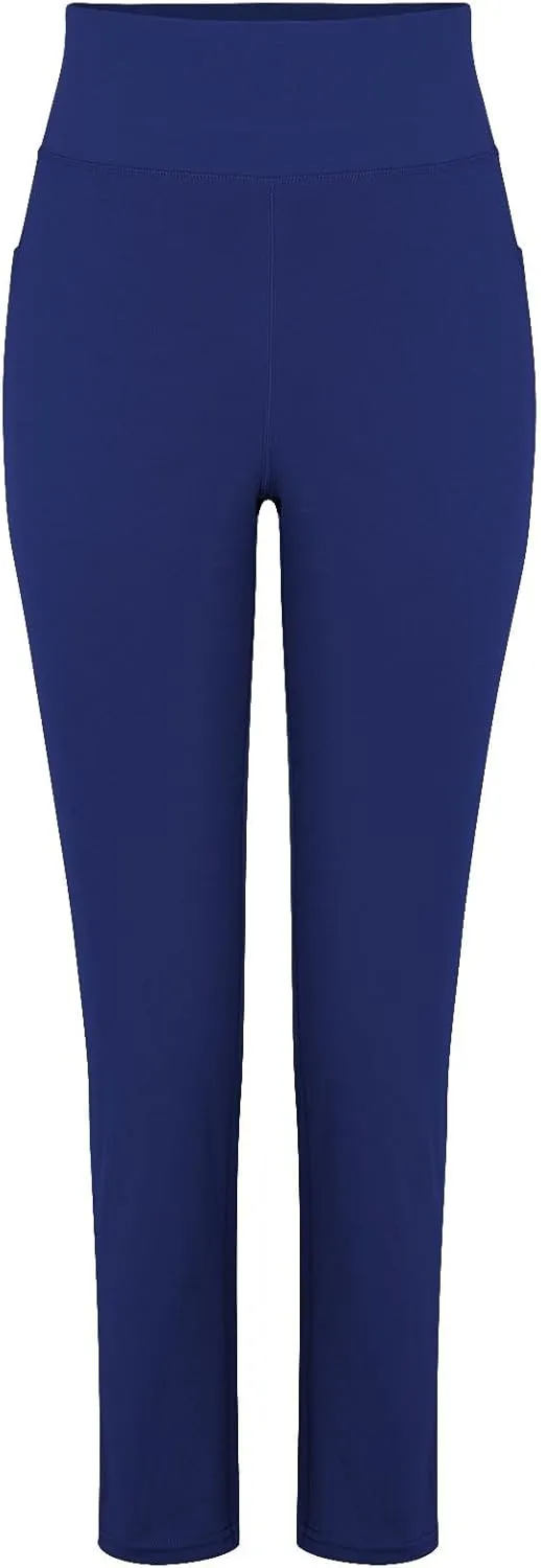 Yoga Pants Pants Women's Wide Casual Slim Leg Pants Loose Yoga Color Yoga Crossover Yoga Pants with Tummy Control