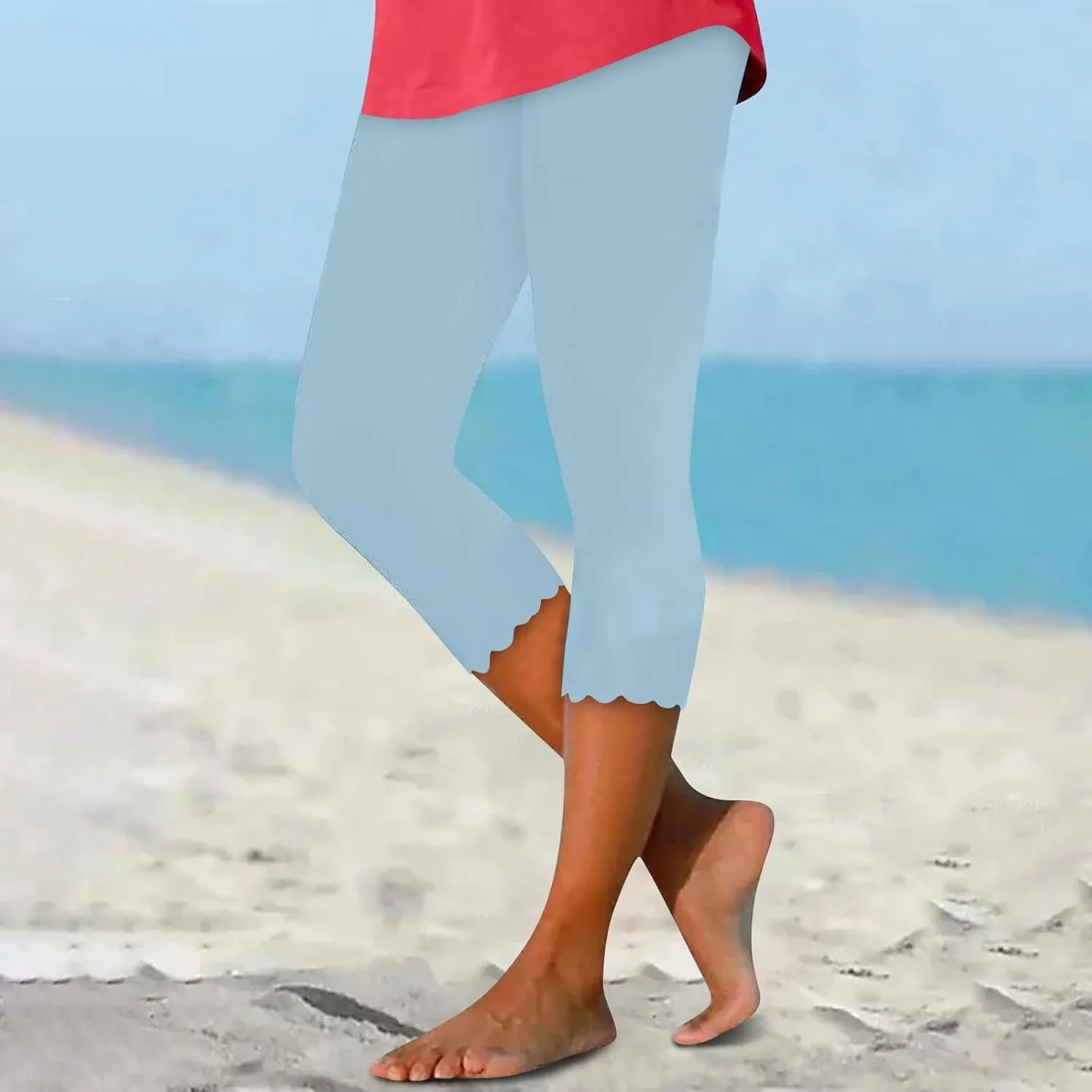 Yoga Pants Women Yoga Casual Elastic Sweatpants Leggings Workout High Waisted Trousers Summer Running Pants